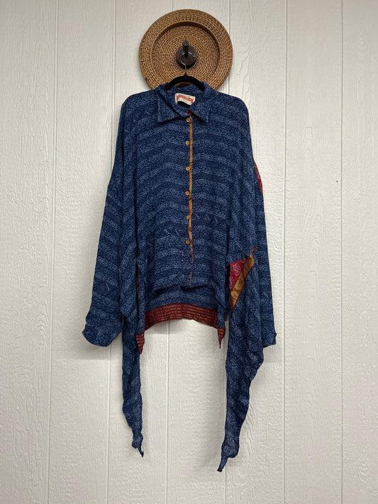 Crepe Sari Nirvana Button Down 1125 203