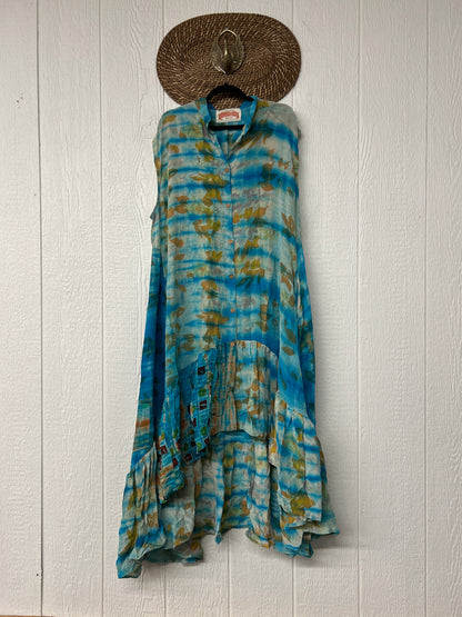 Crepe Sari Summer Dahlia Duster 0726 112