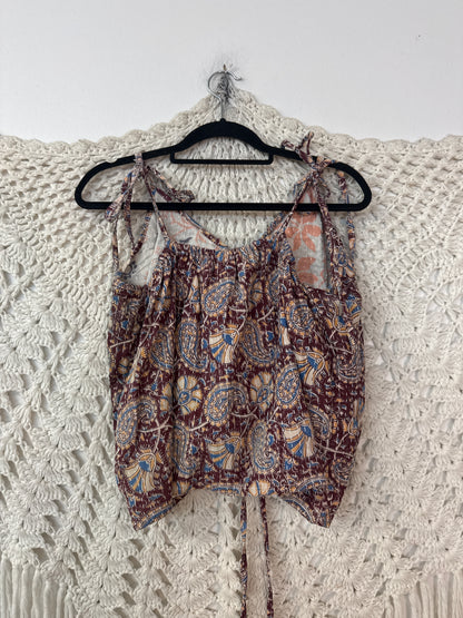 Kantha Butterfly Tank Top L0626 001
