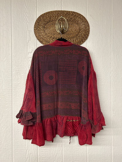 Crepe Sari Wild Rose Top 1225 198