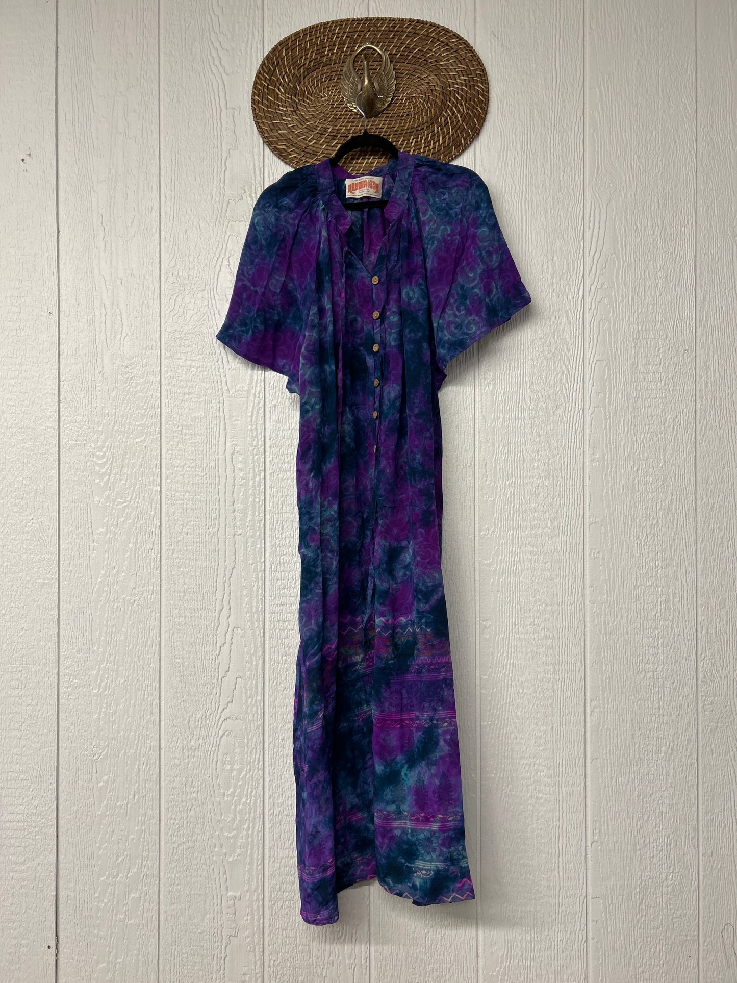 Crepe Sari Summer Woodstock Duster 0626 240