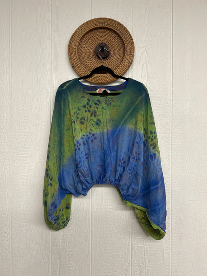 Crepe Sari Luna Crop Top 0126 032