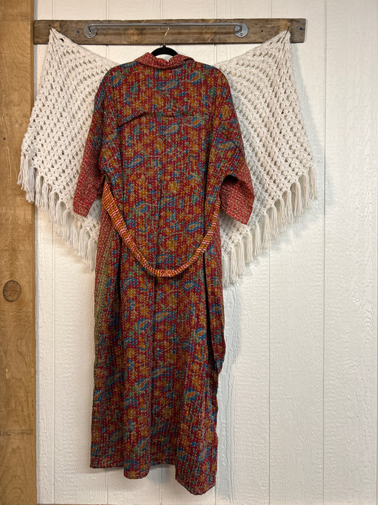 Pareo Kantha Gravity Duster Dress 0226 129