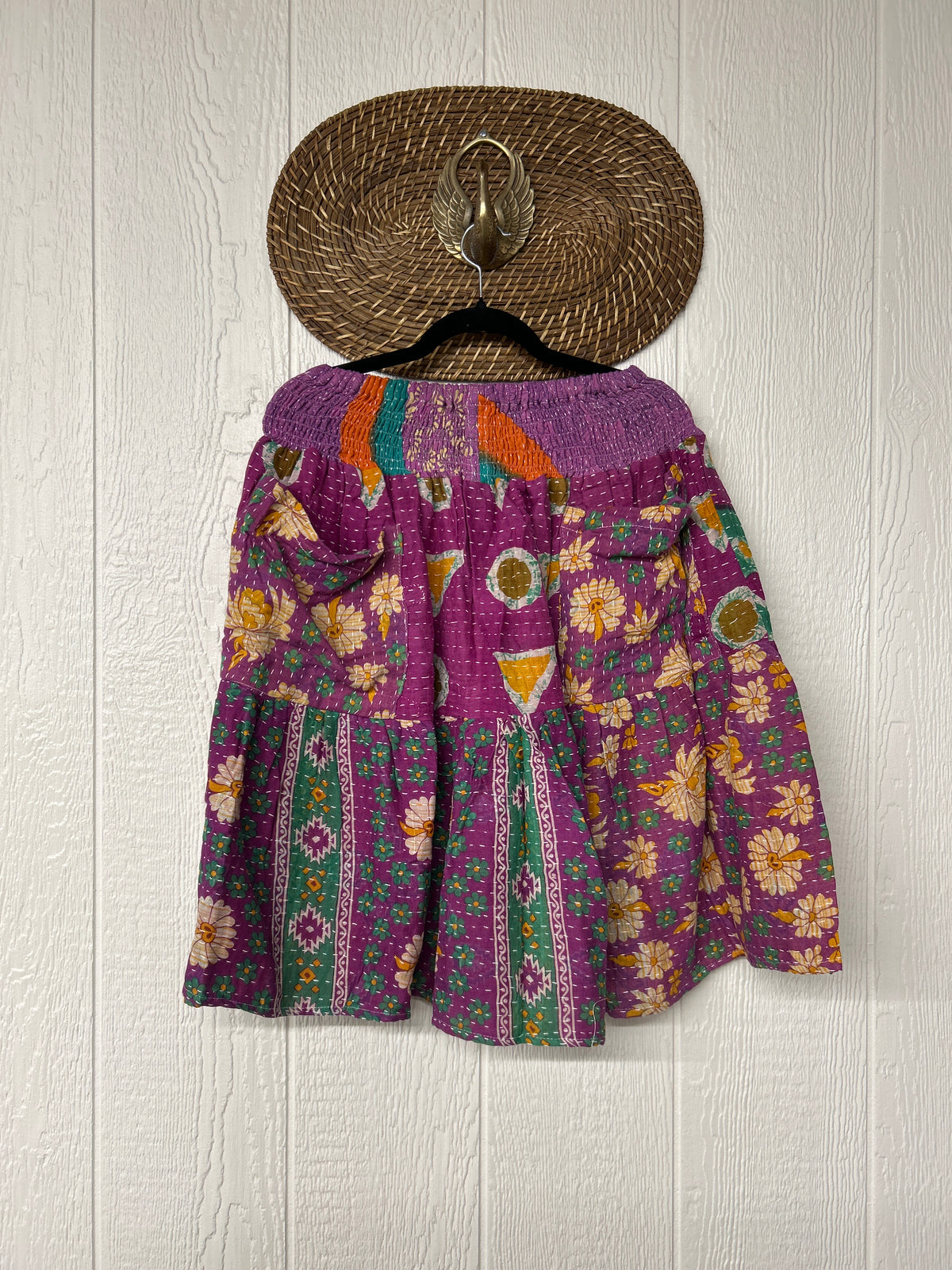 Pareo Kantha Meadow Skirt 0826 181
