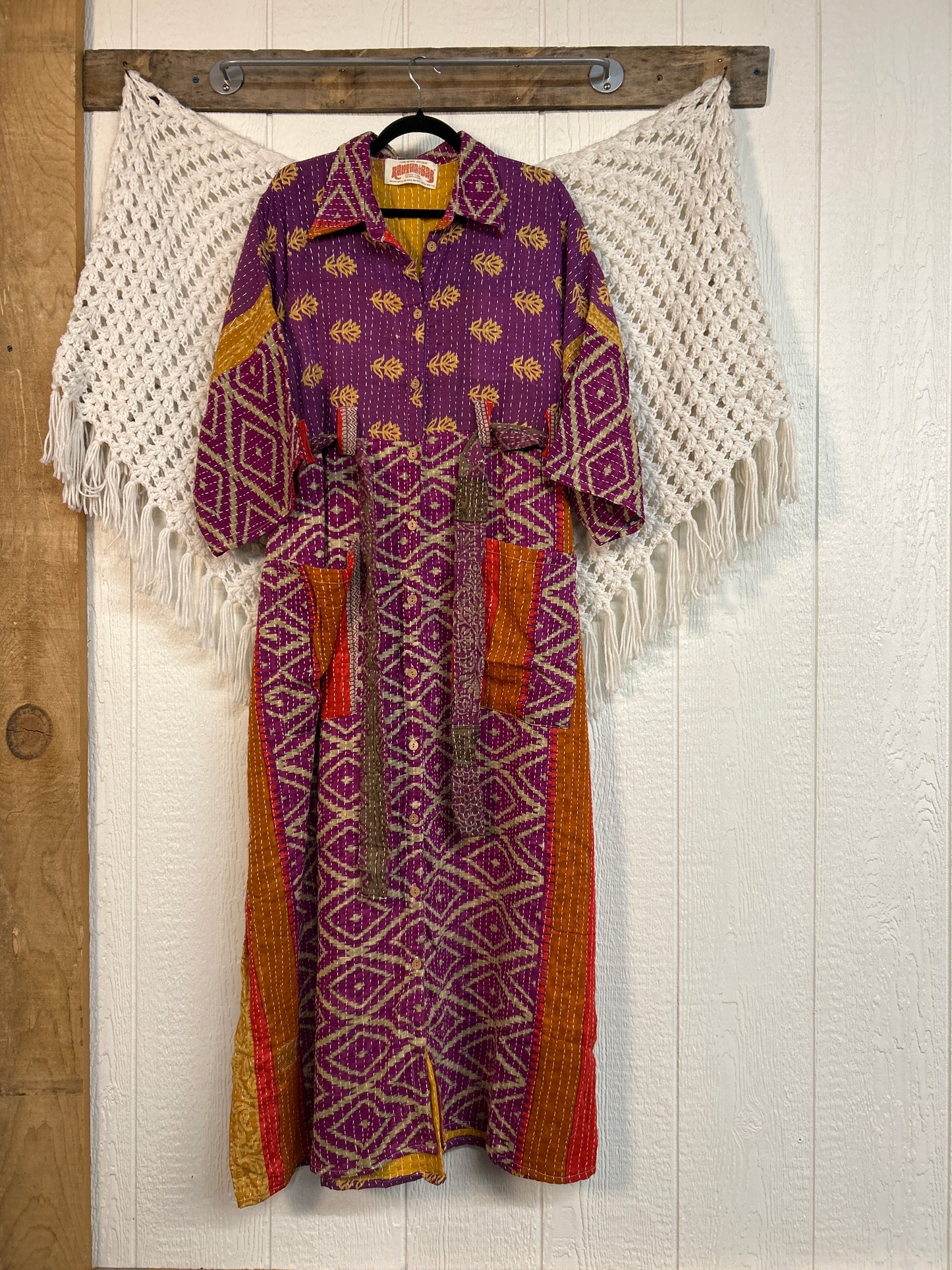 Pareo Kantha Gravity Duster Dress 0226 154