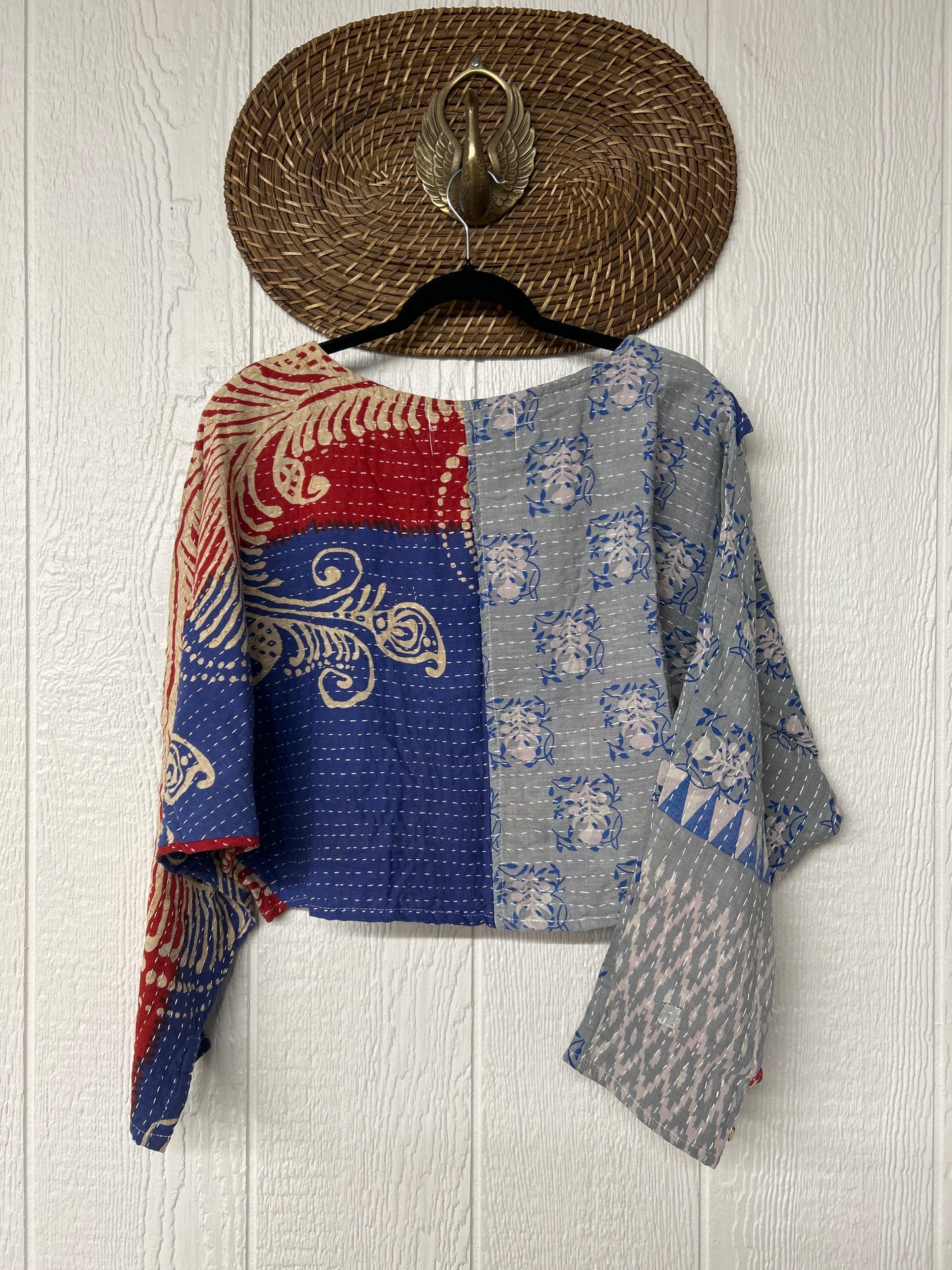 Pareo Kantha In Bloom Cropped Pullover 0326 203