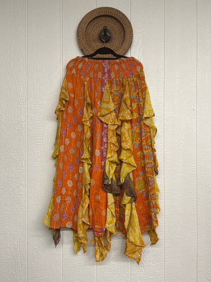 Pareo Kantha Willow Maxi Skirt 0826 238