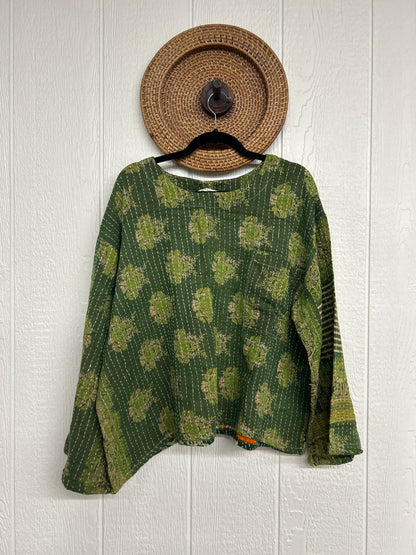 Pareo Kantha Wanderer Pocket Crop Top 0226 048