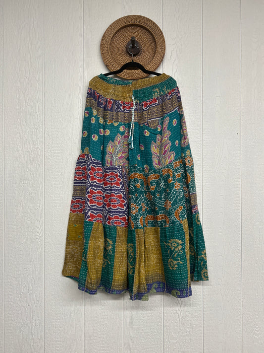Pareo Kantha Lotus Maxi Skirt 0826 261