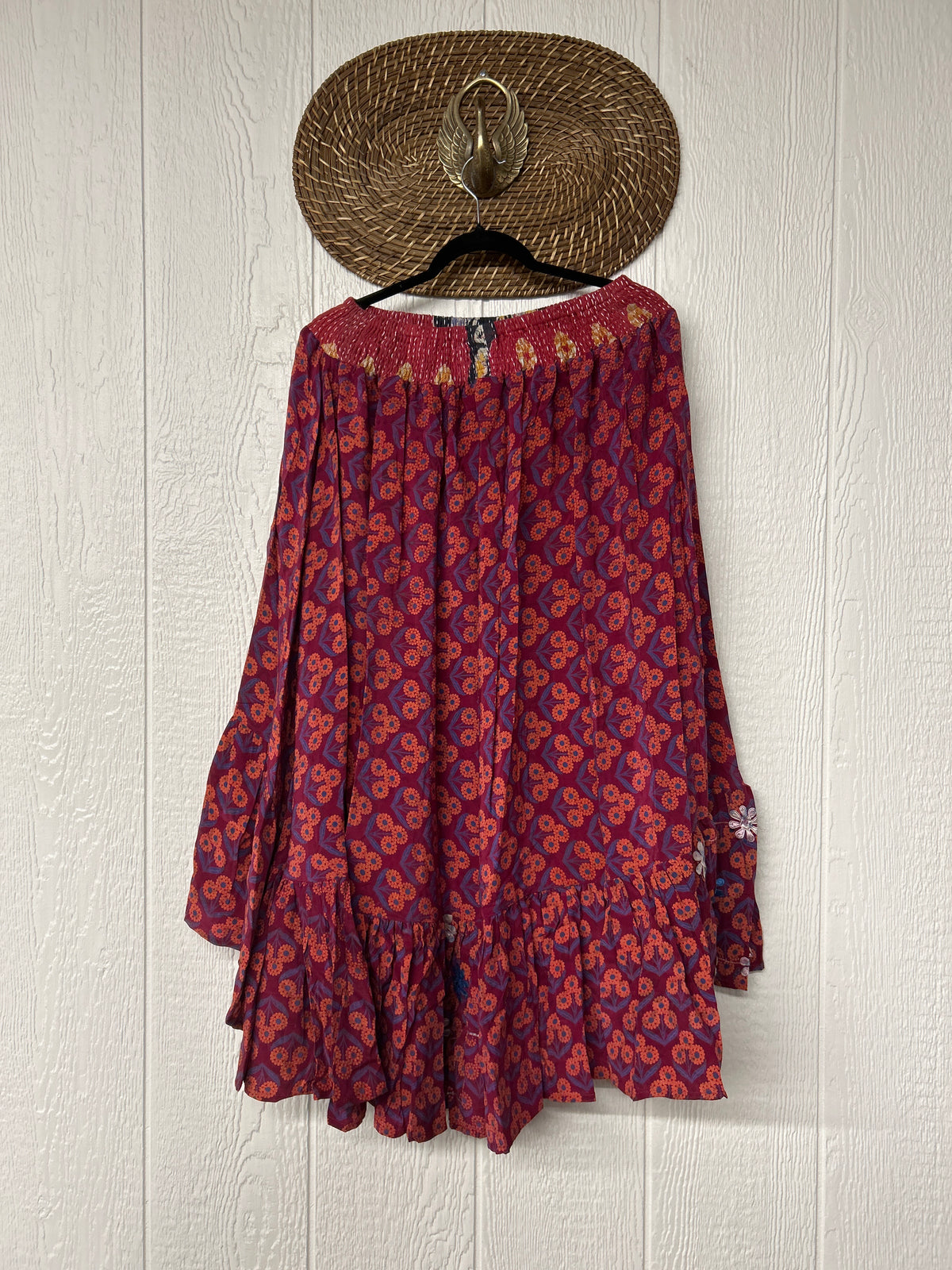 Crepe Sari Dahlia Skirt 1026 224