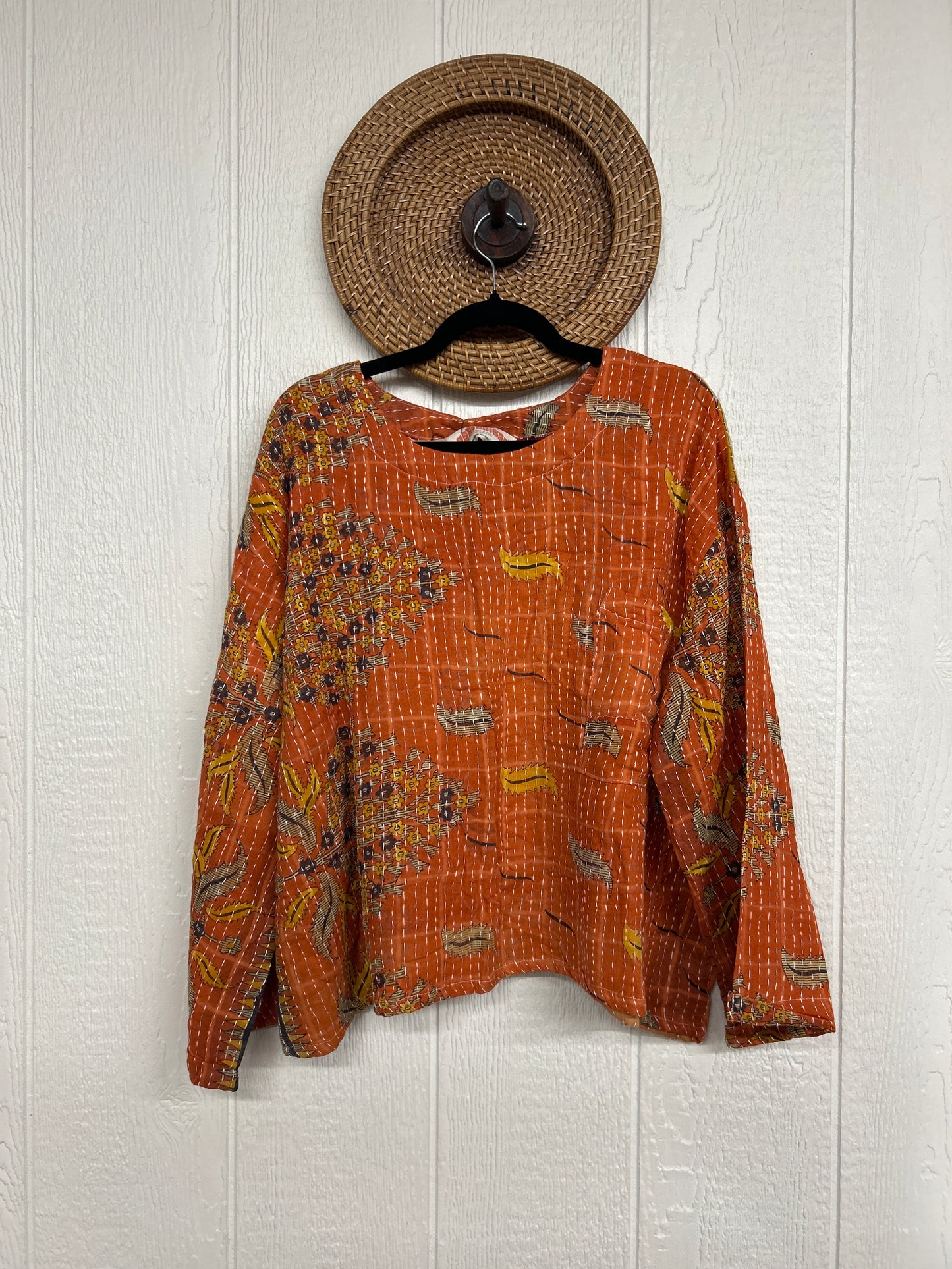 Pareo Kantha Wanderer Pocket Crop Top 0226 037