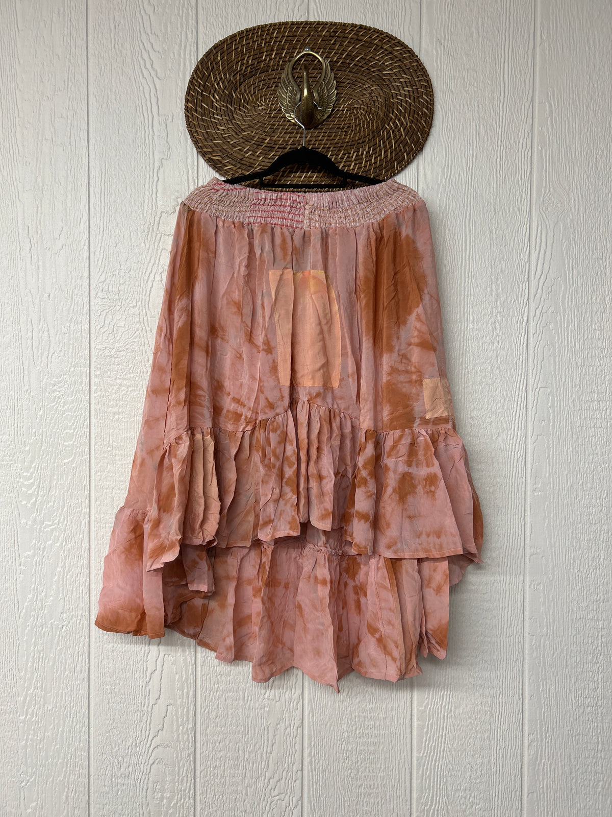 Crepe Sari Dahlia Skirt 1026 054