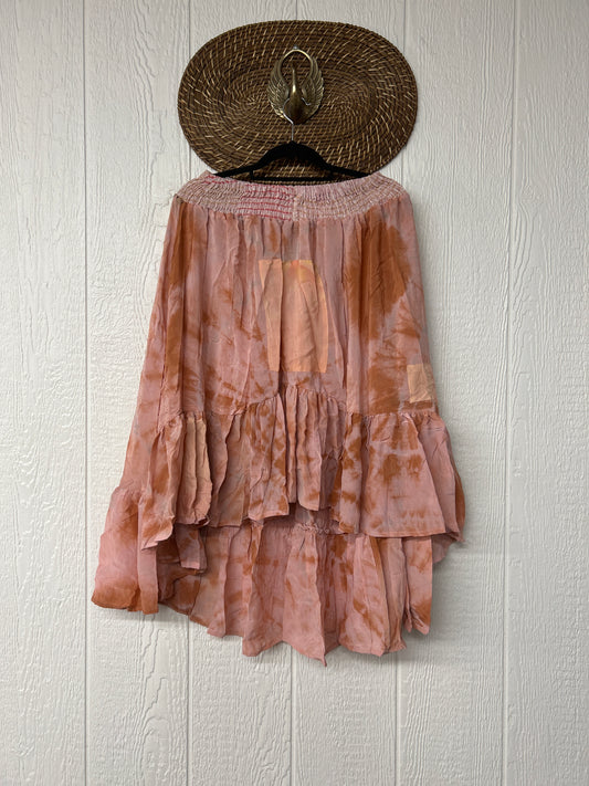 Crepe Sari Dahlia Skirt 1026 054