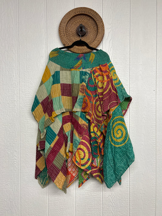 Pareo Kantha Pixie Skirt 0426 133
