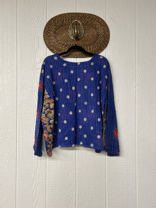 Pareo Kantha Wanderer Pocket Crop Top 0226 153