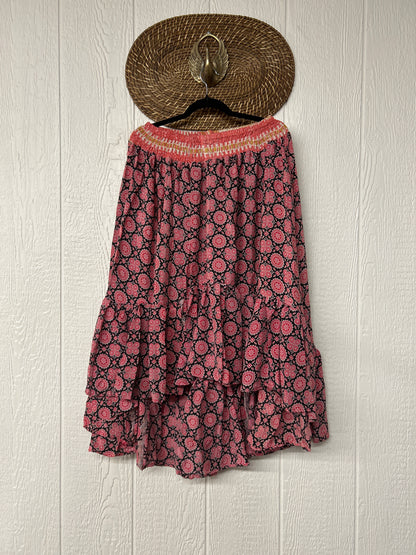 Crepe Sari Dahlia Skirt 1026 086