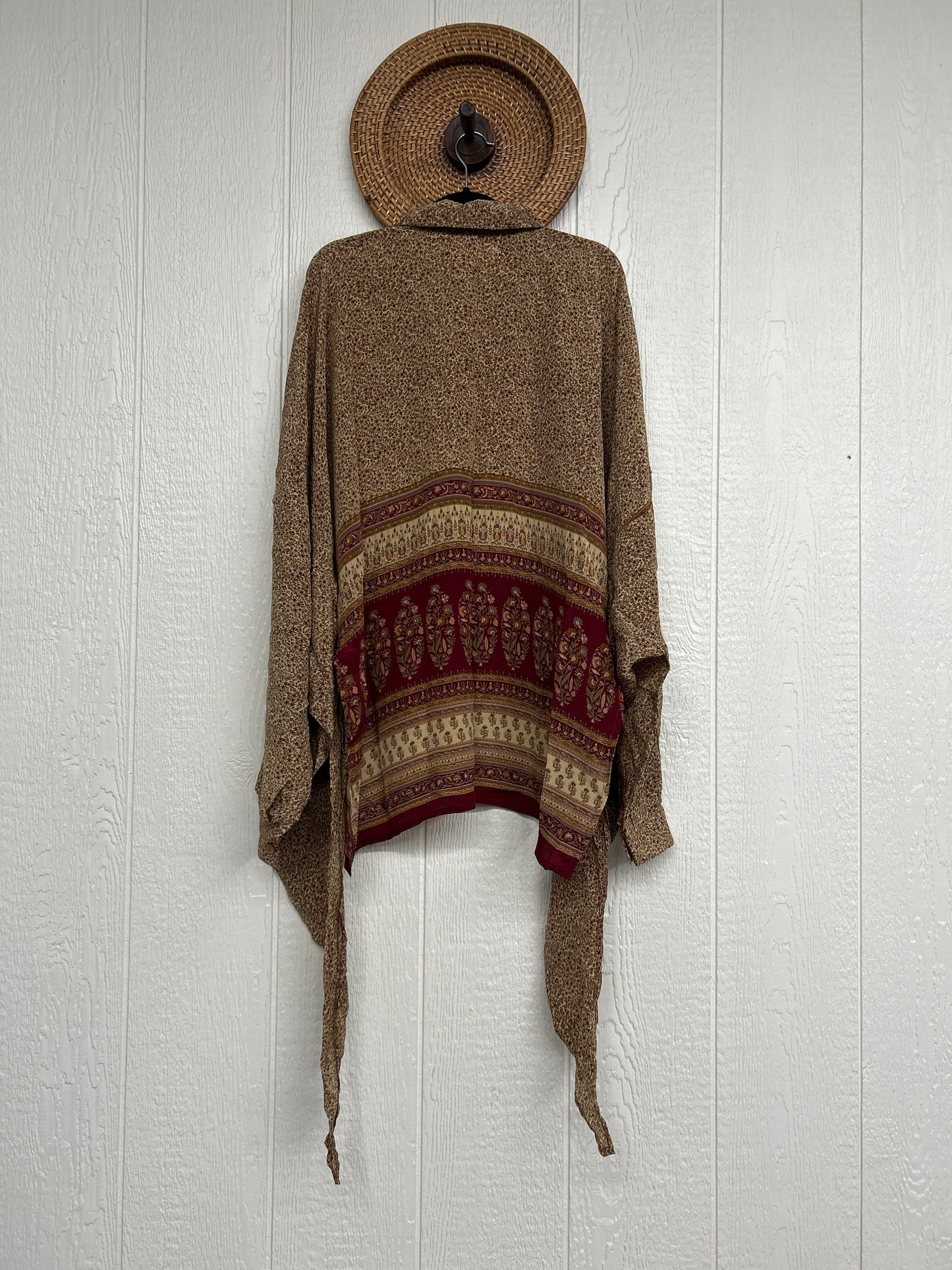 Crepe Sari Nirvana Button Down 1125 182