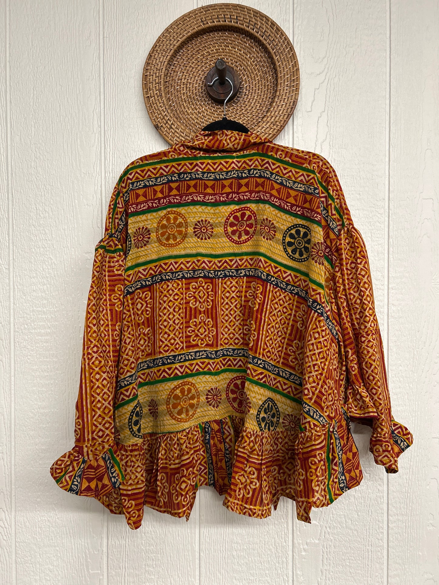 Crepe Sari Wild Rose Top 1225 139