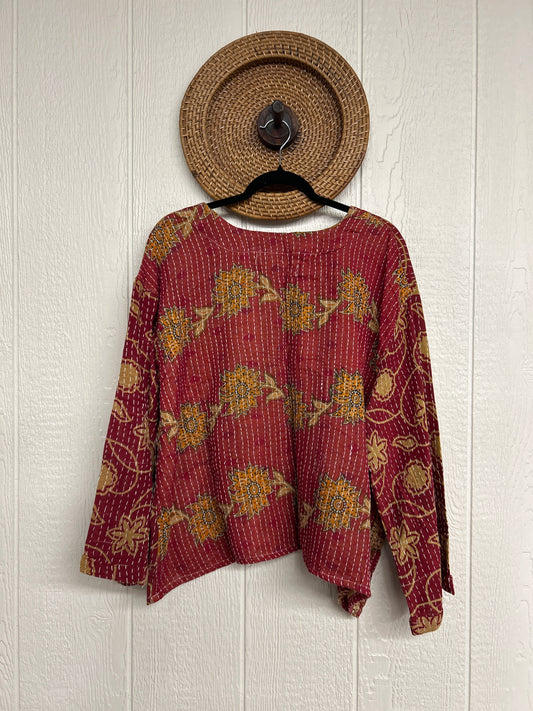 Pareo Kantha Wanderer Pocket Crop Top 0226 046