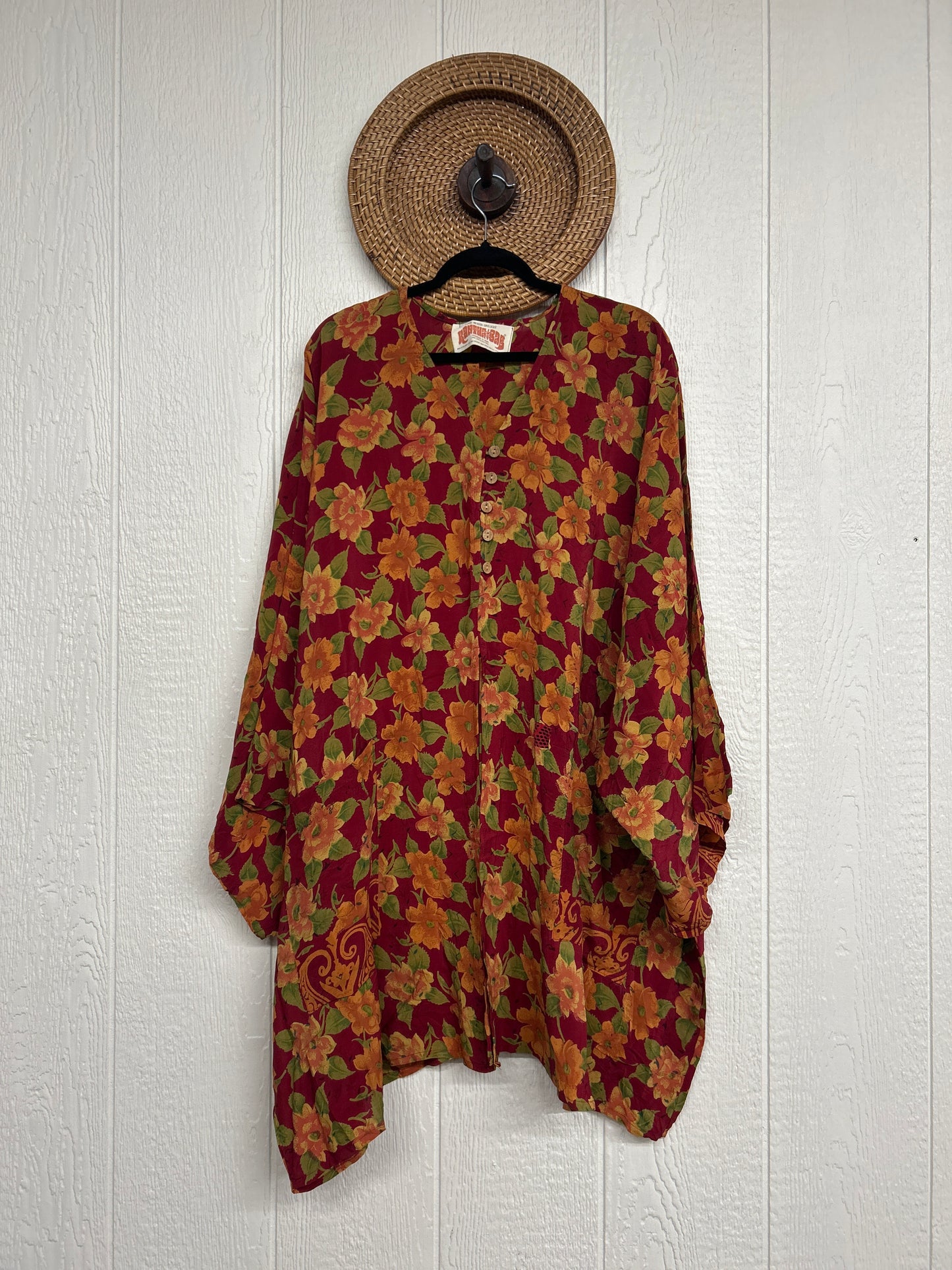 Crepe Sari Gaia Split Tunic 0226 035
