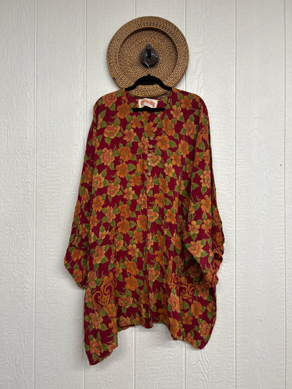 Crepe Sari Gaia Split Tunic 0226 035