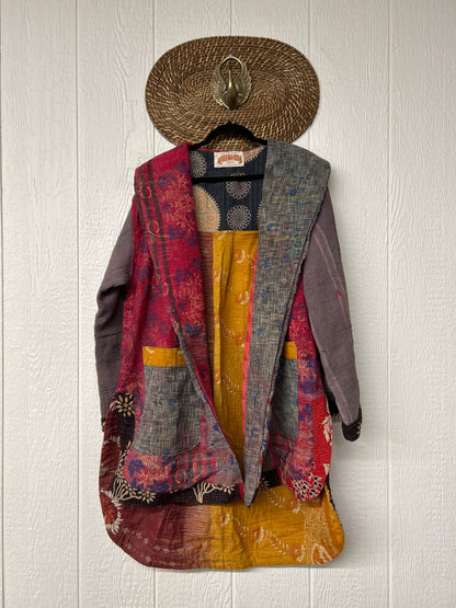 Fine Kantha Drifter Coat 1026 156