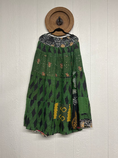 Pareo Kantha Lotus Maxi Skirt 0826 044