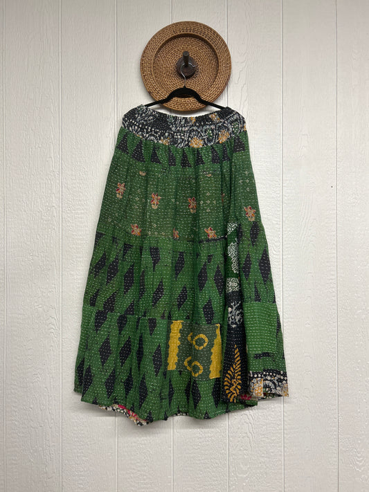 Pareo Kantha Lotus Maxi Skirt 0826 044