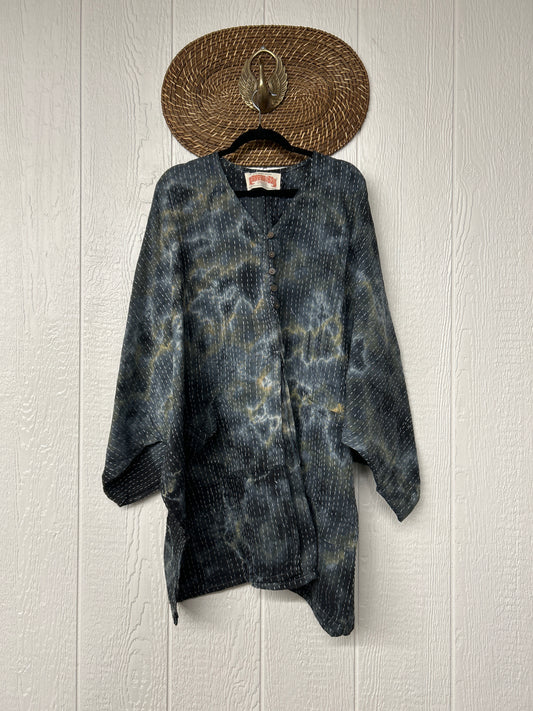Pareo Kantha Gaia Split Tunic 0526 034
