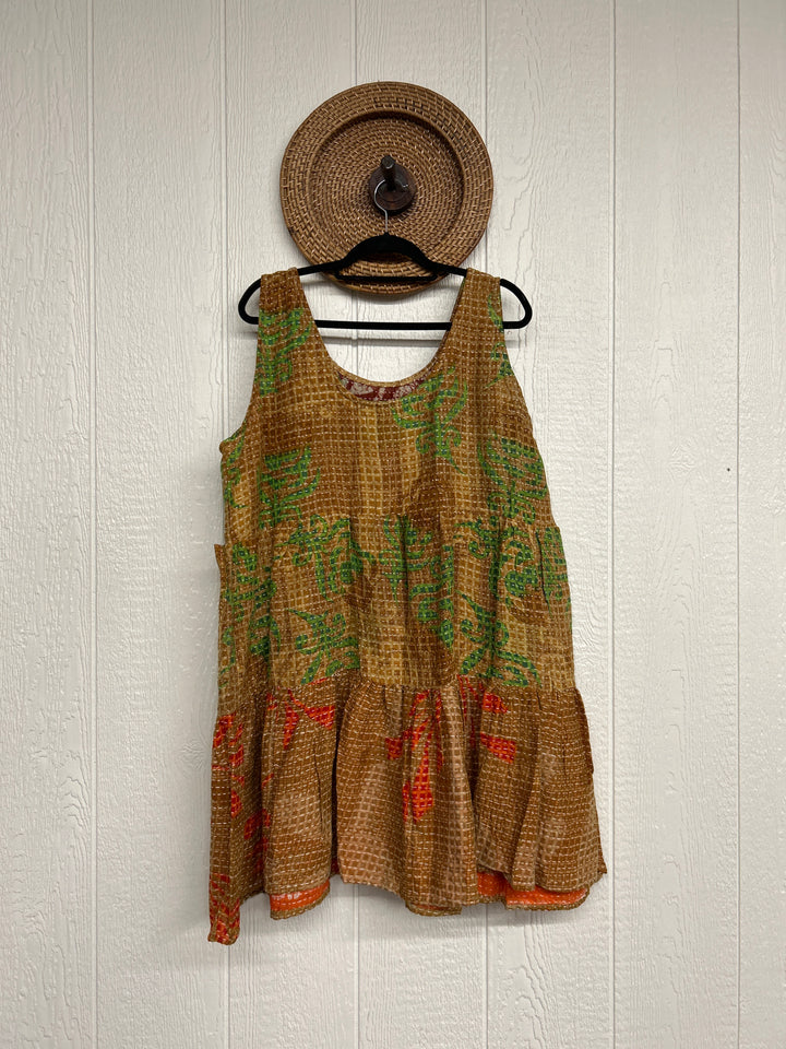 Kantha Meadow Mini Dress 0425 252