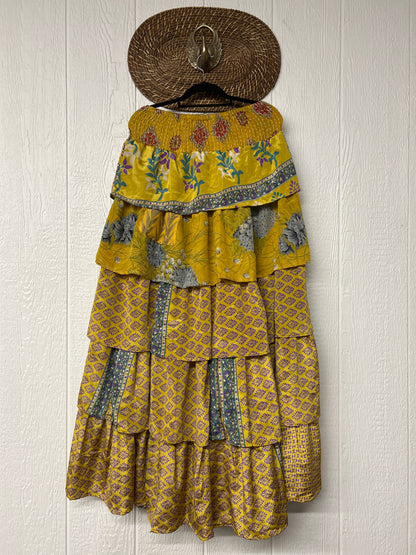 Rasgulla Sari Venus Ruffle Maxi 1125 044