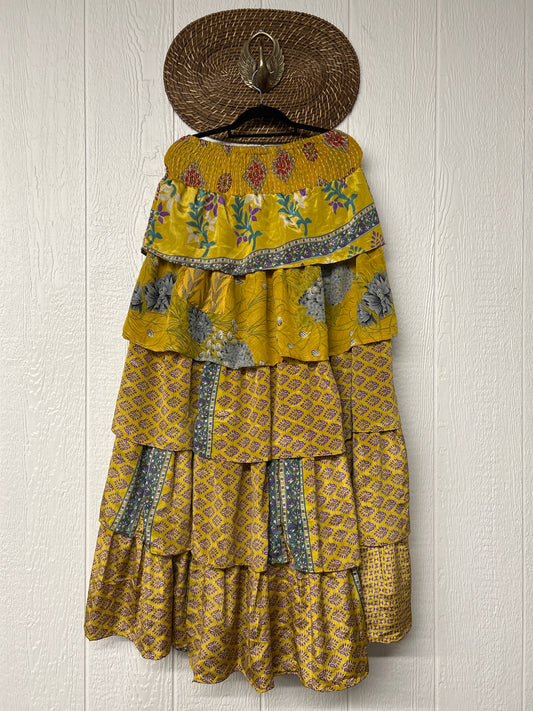 Rasgulla Sari Venus Ruffle Maxi 1125 044