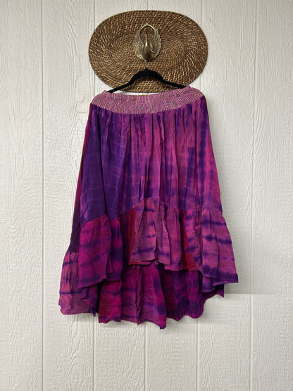 Crepe Sari Dahlia Skirt 1026 089