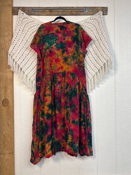 Crepe Sari Summer Evermore Kimono 0726 182