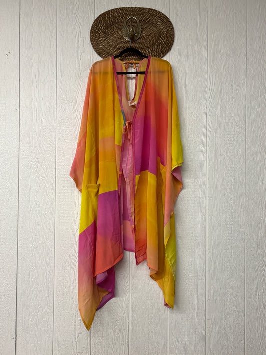 RETAIL Crepe Sari Orchid Kimono 0626 065