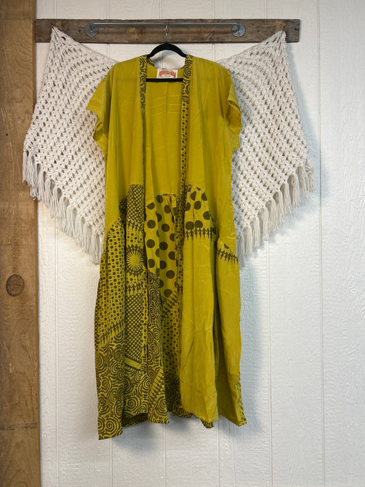 Crepe Sari Summer Evermore Kimono 0726 144