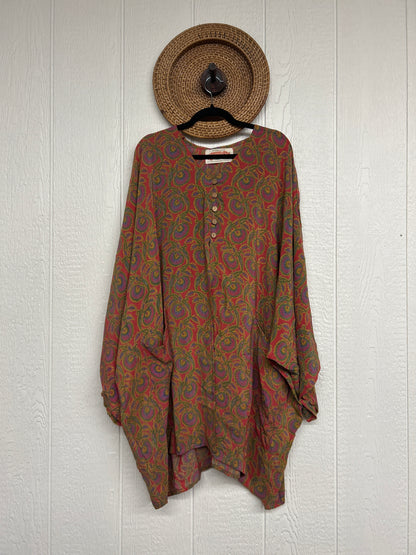 Crepe Sari Gaia Split Tunic 0226 153