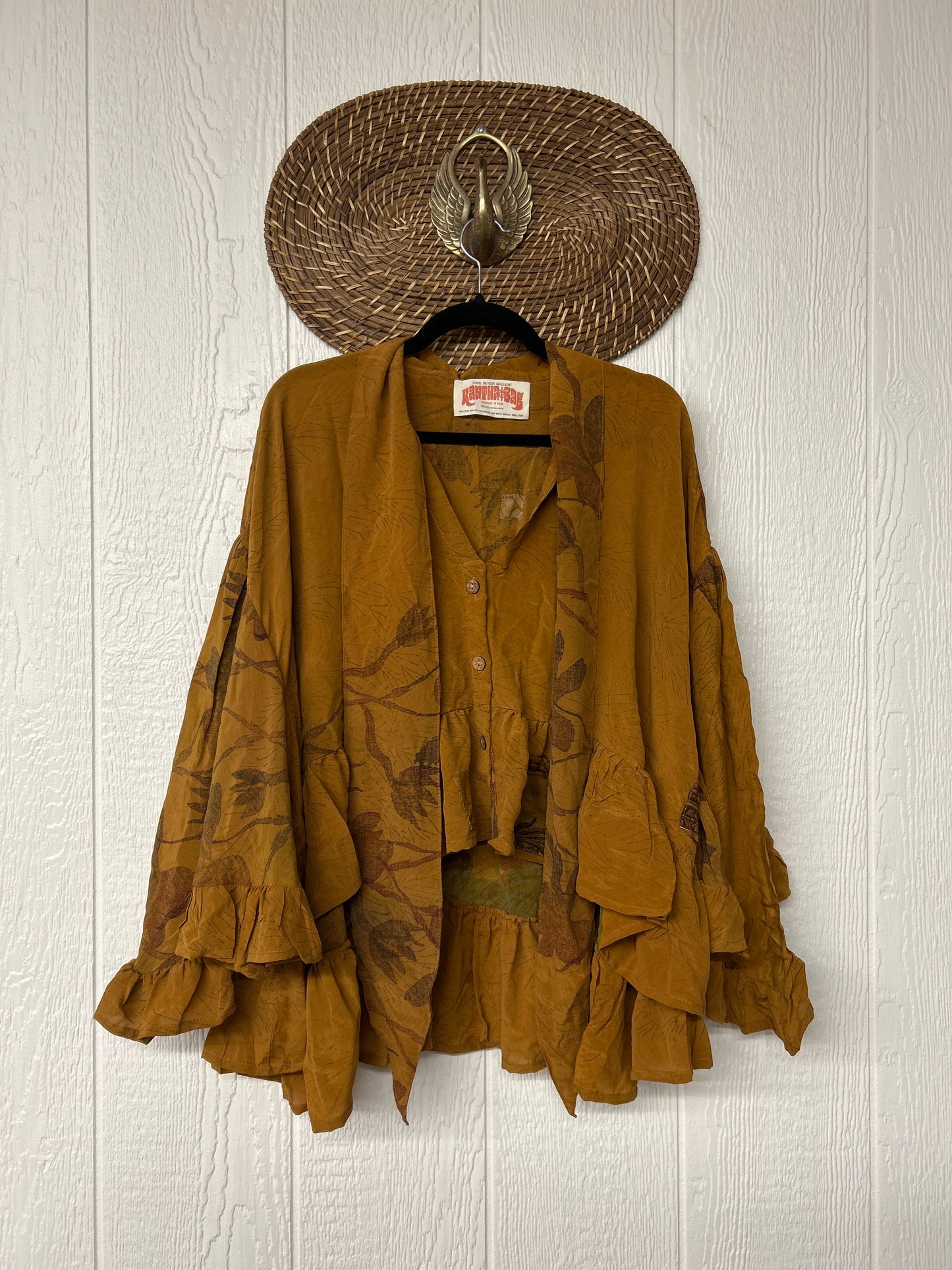 Crepe Sari Wild Rose Top 1225 166