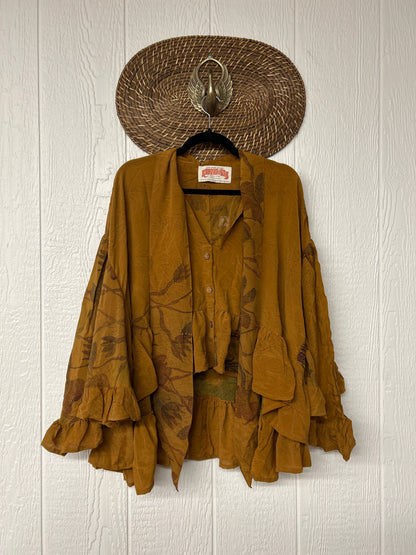 Crepe Sari Wild Rose Top 1225 166