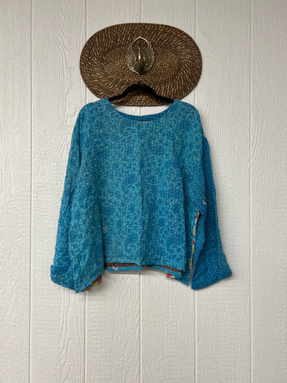 Pareo Kantha Wanderer Pocket Crop Top 0226 158