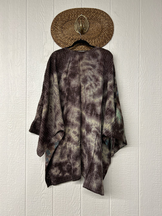 RETAIL Pareo Kantha Gaia Button-Down Kimono 0526 010