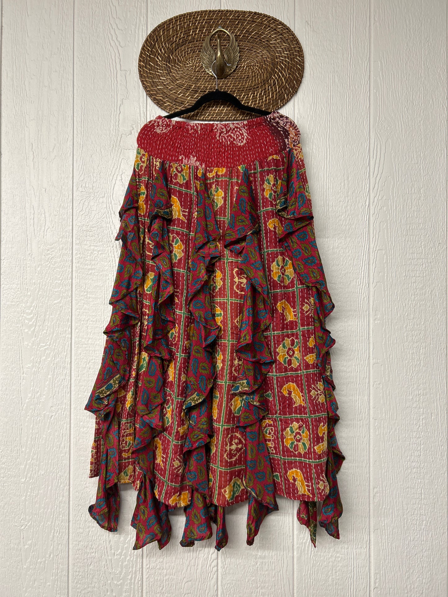 Pareo Kantha Willow Maxi Skirt 0826 102