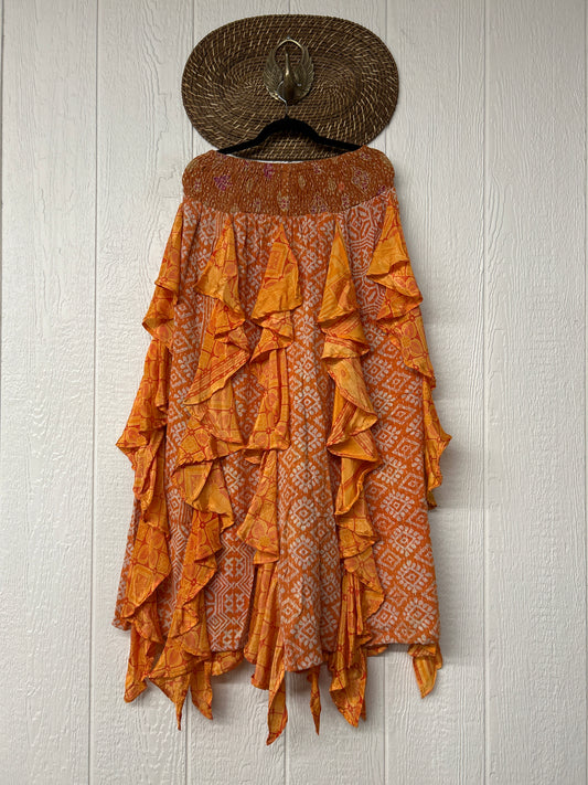 Pareo Kantha Willow Maxi Skirt 0826 176
