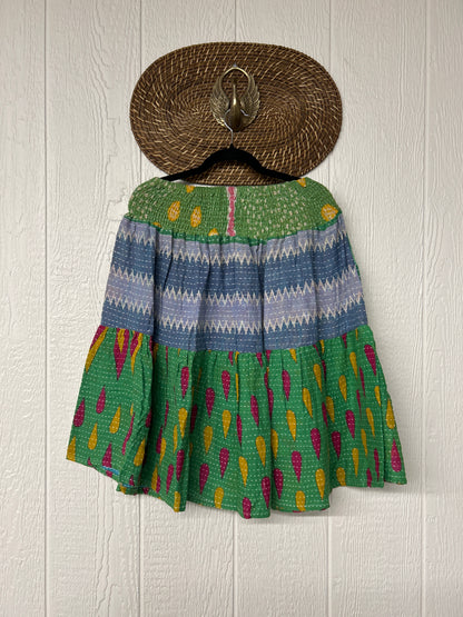 Pareo Kantha Meadow Skirt 0826 164