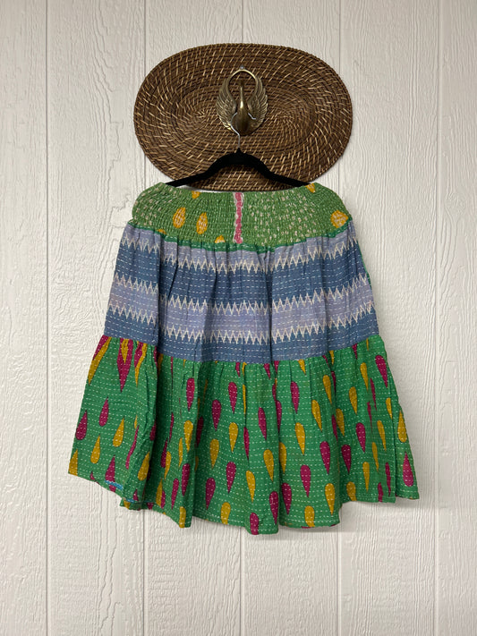 Pareo Kantha Meadow Skirt 0826 164