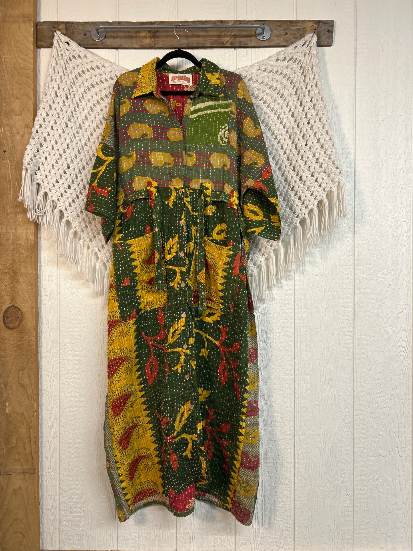 Pareo Kantha Gravity Duster Dress 0226 143