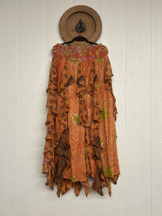 Pareo Kantha Willow Maxi Skirt 0826 010