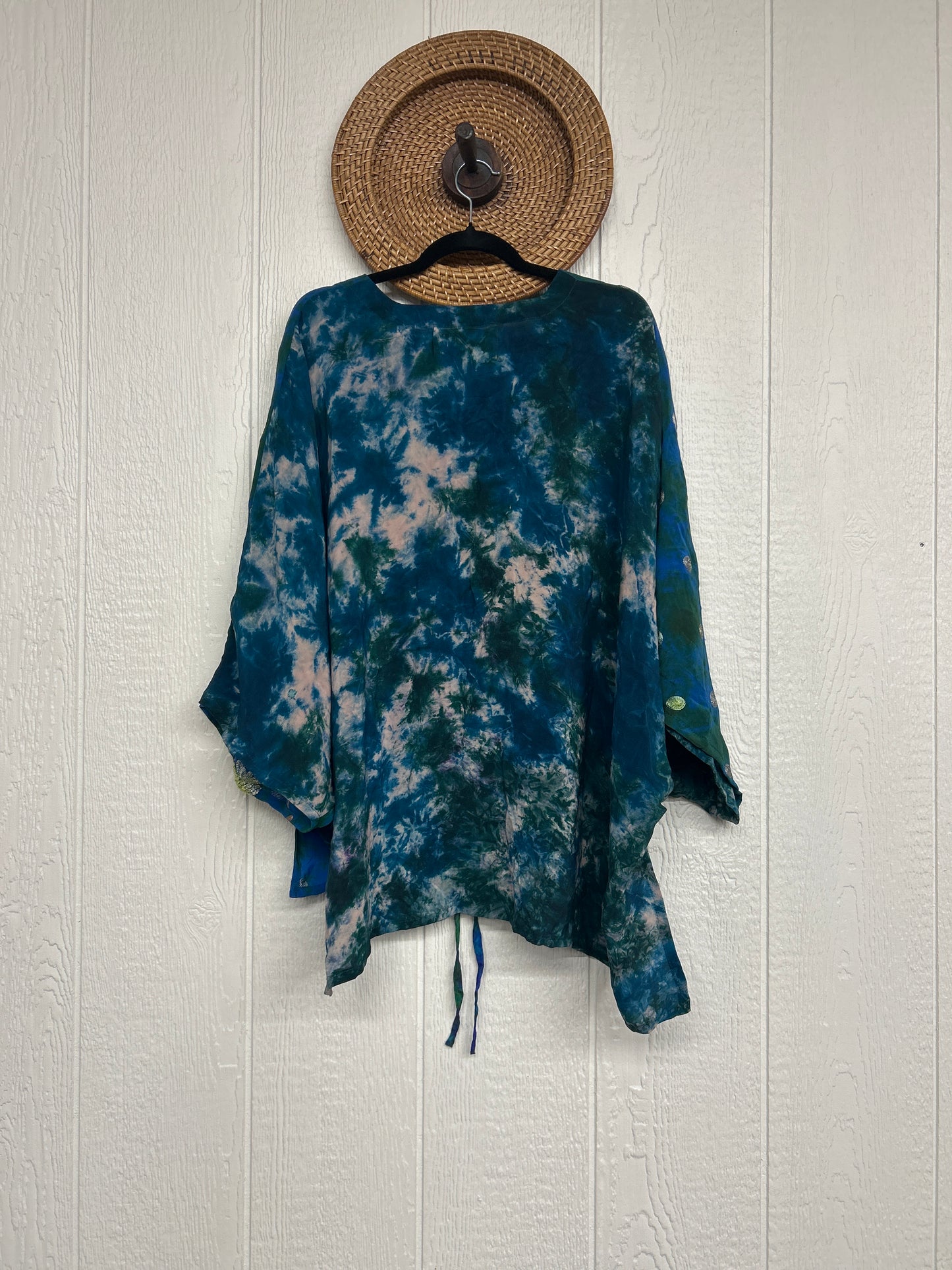 Crepe Sari Hi Lo Butterfly Top 0726 034
