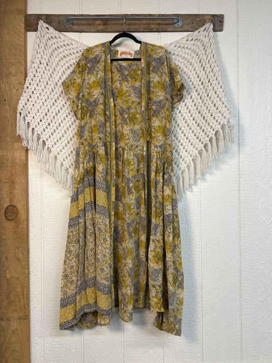 Crepe Sari Summer Evermore Kimono 0726 146
