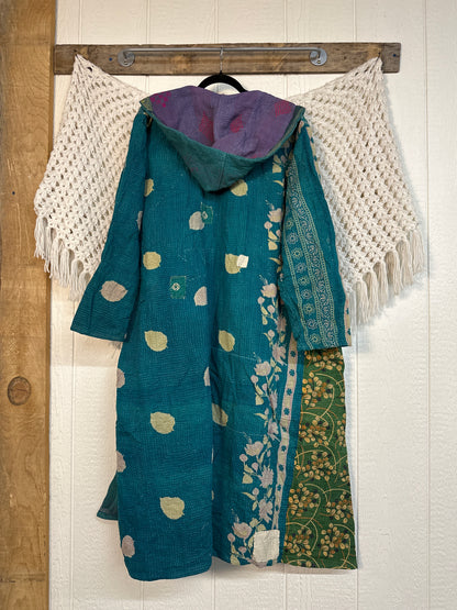 Fine Kantha Rising Sun Coat 1125 238